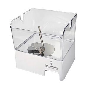 Whirlpool French door refrigerator removable ice bucket replacement.